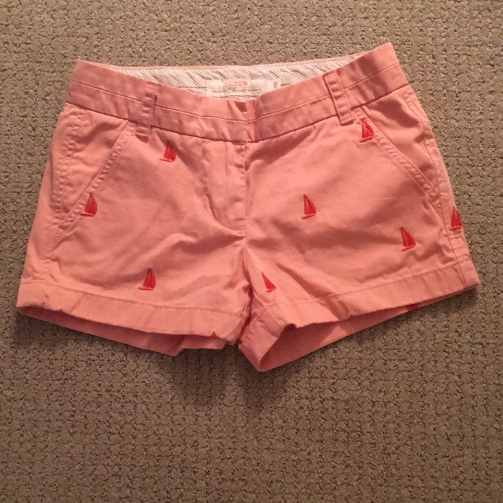 ⛵️ J.Crew Peach Sailboat Shorts ⛵️